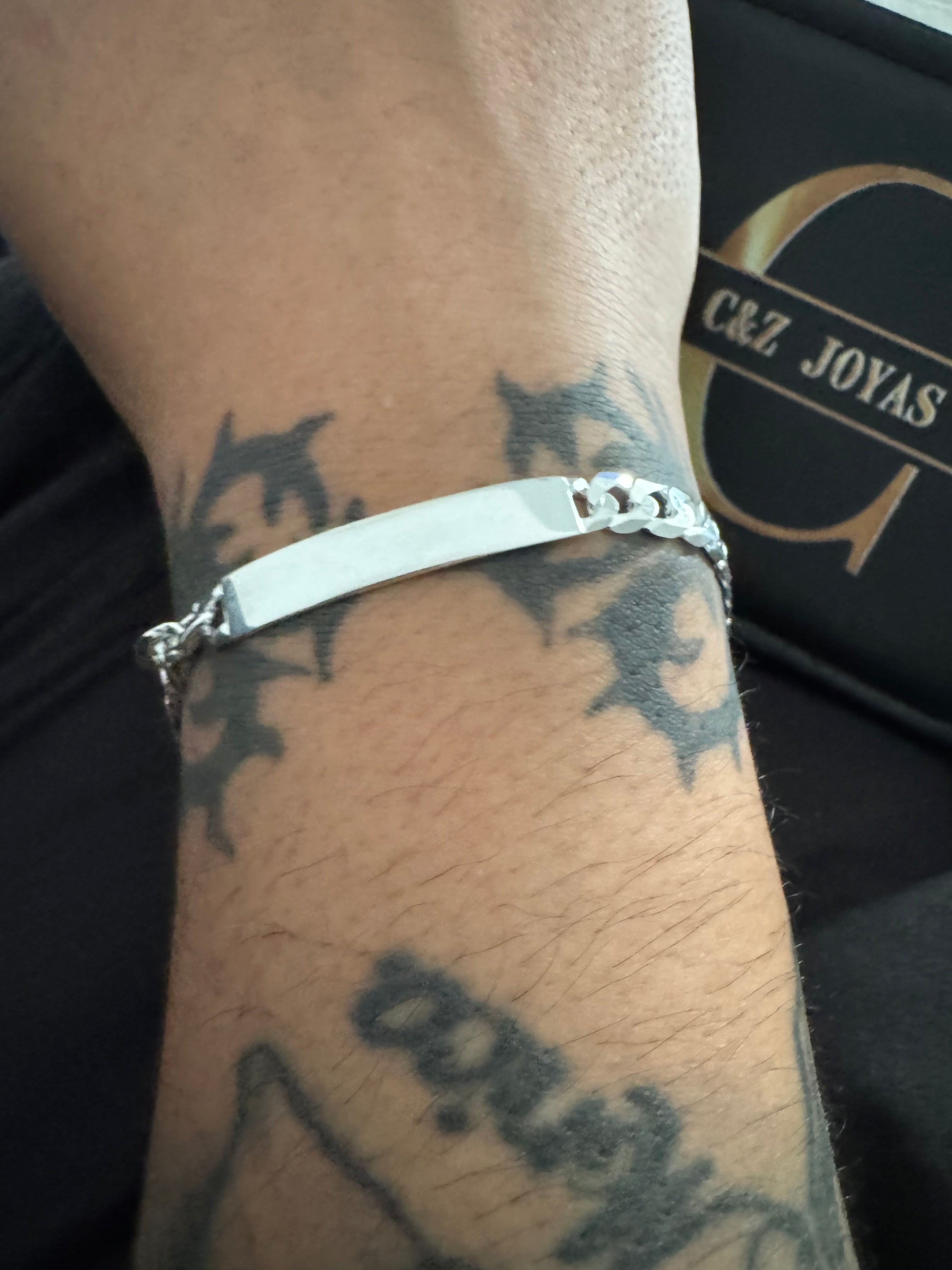 Esclava hombre plata 925