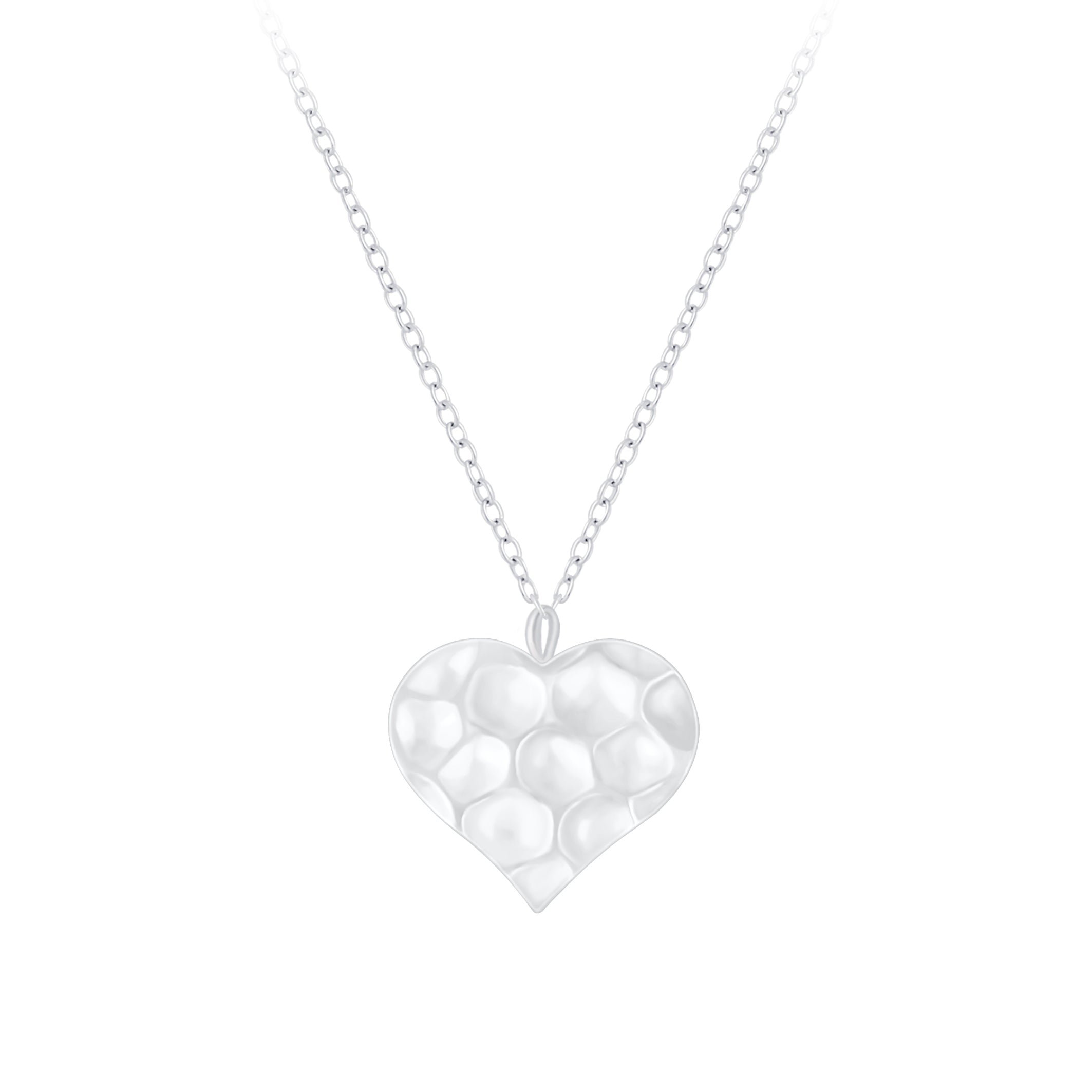 Cadena plata ley 925 con dije de Corazón