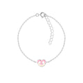 Pulsera de pretzel de plata