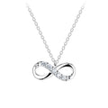 Cadena de plata ley 925 con dije infinito