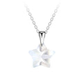 Collar de estrella de plata