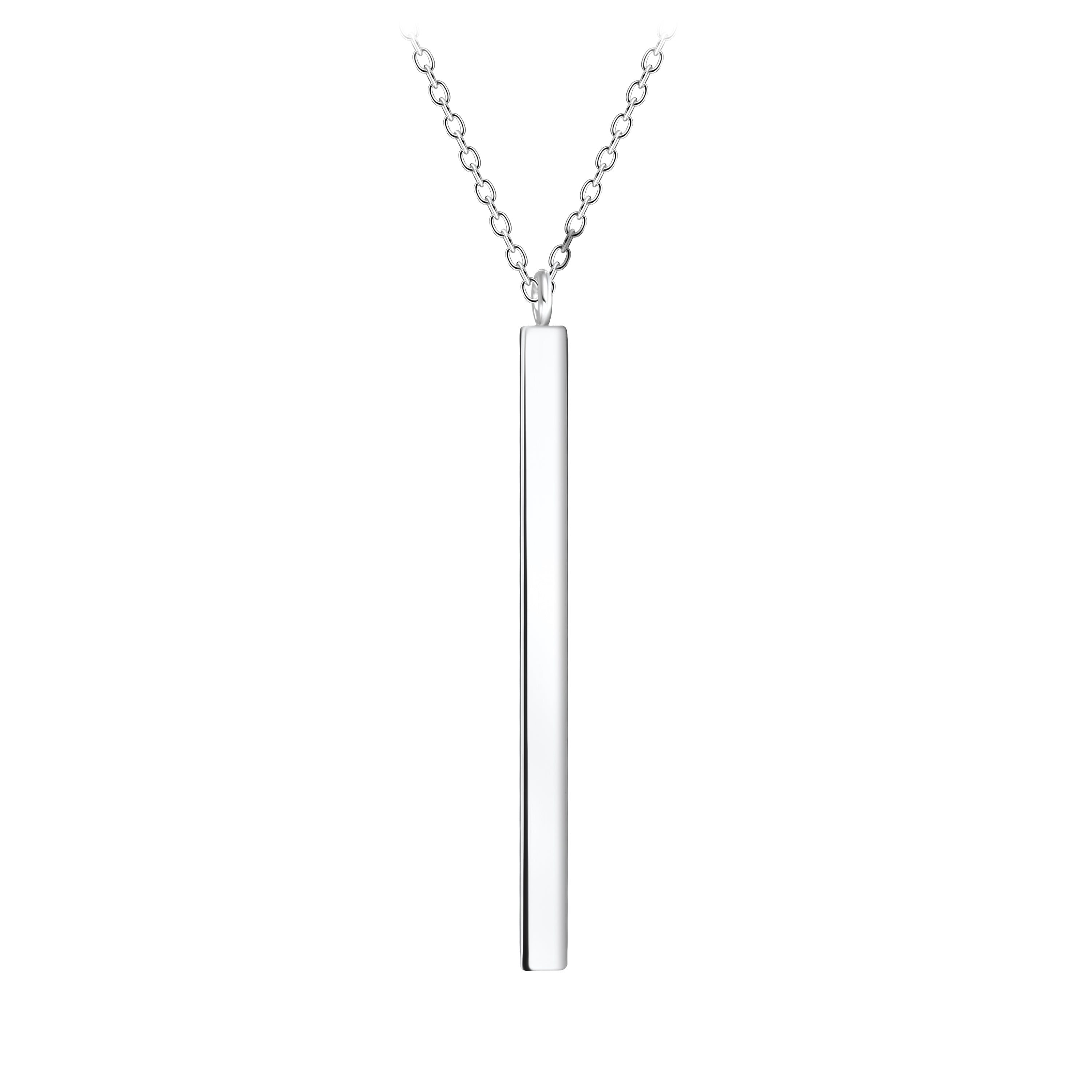Collar de barra gruesa de plata