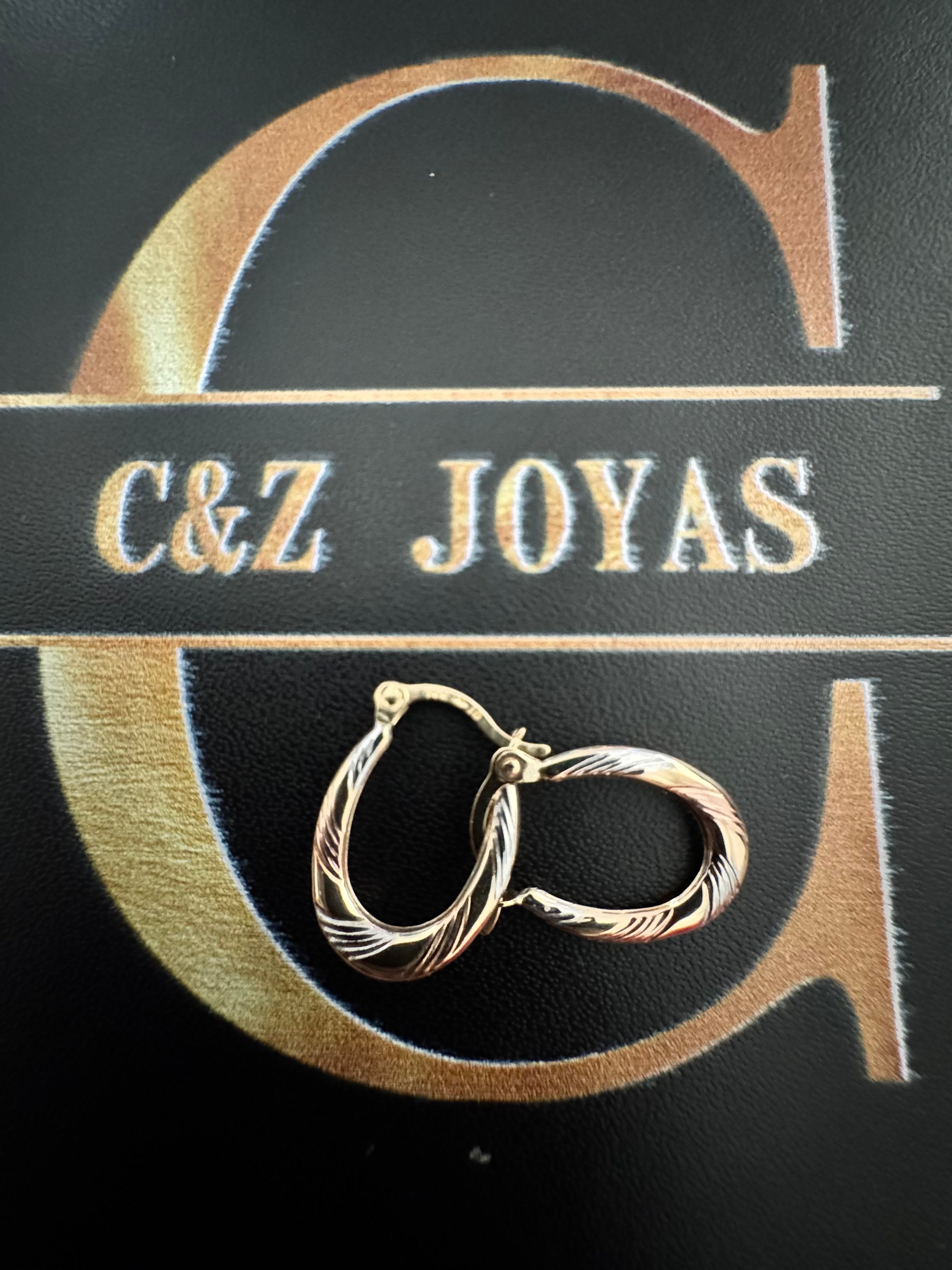 Candongas de oro 14k