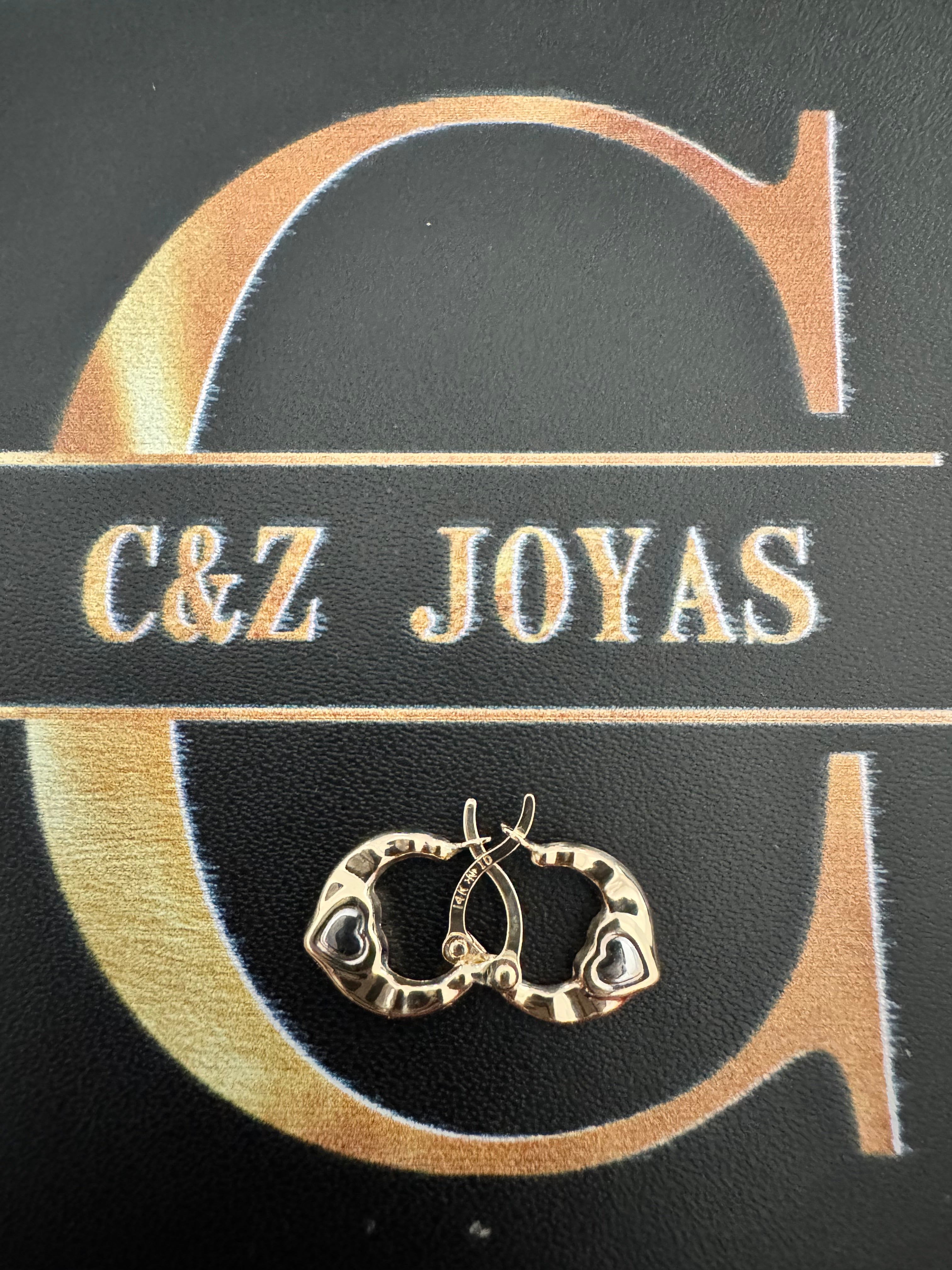 Candongas de oro 14k