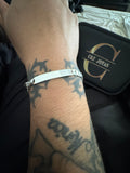 Brazalete plata hombre