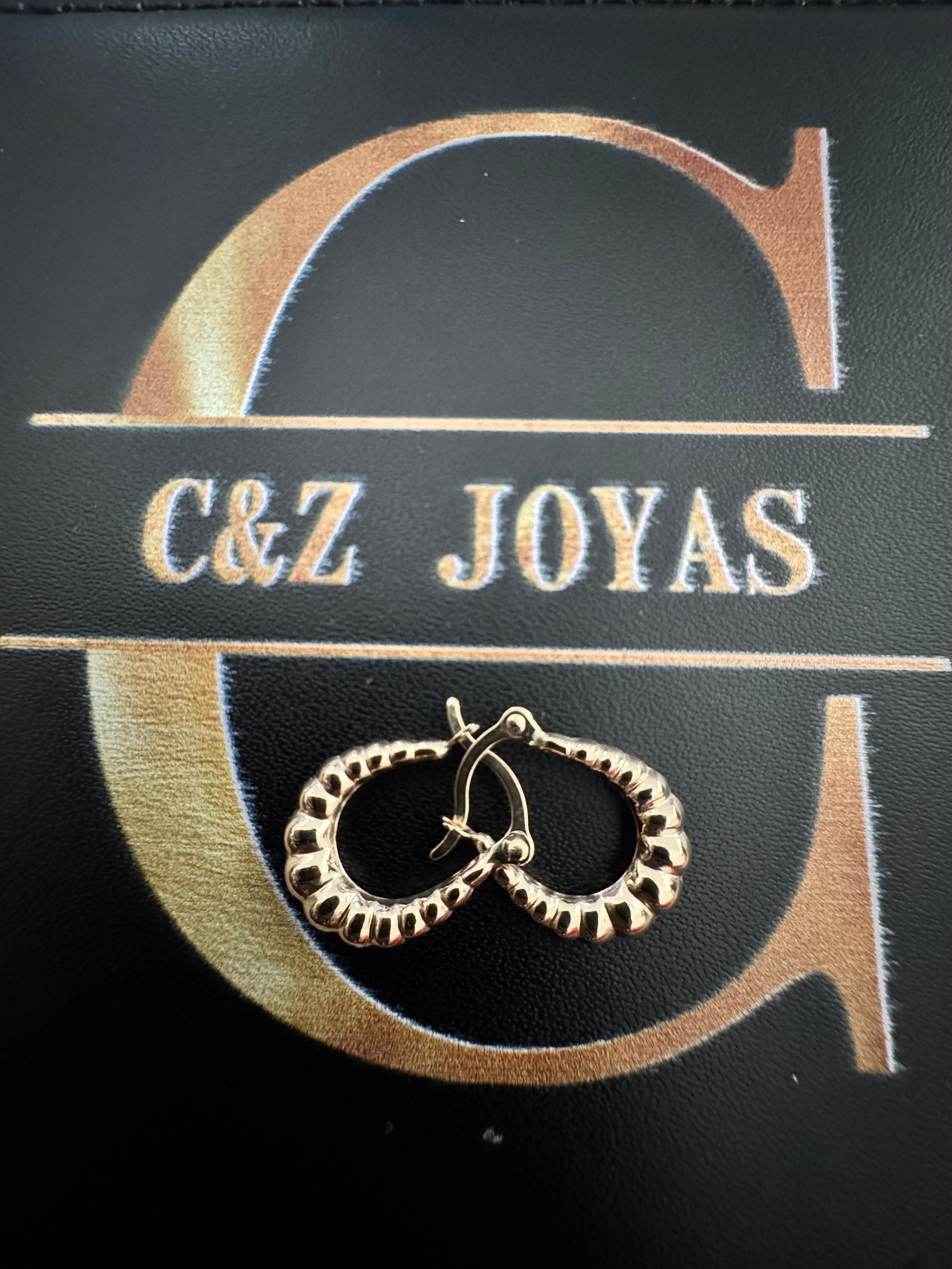 Candongas de oro 14k