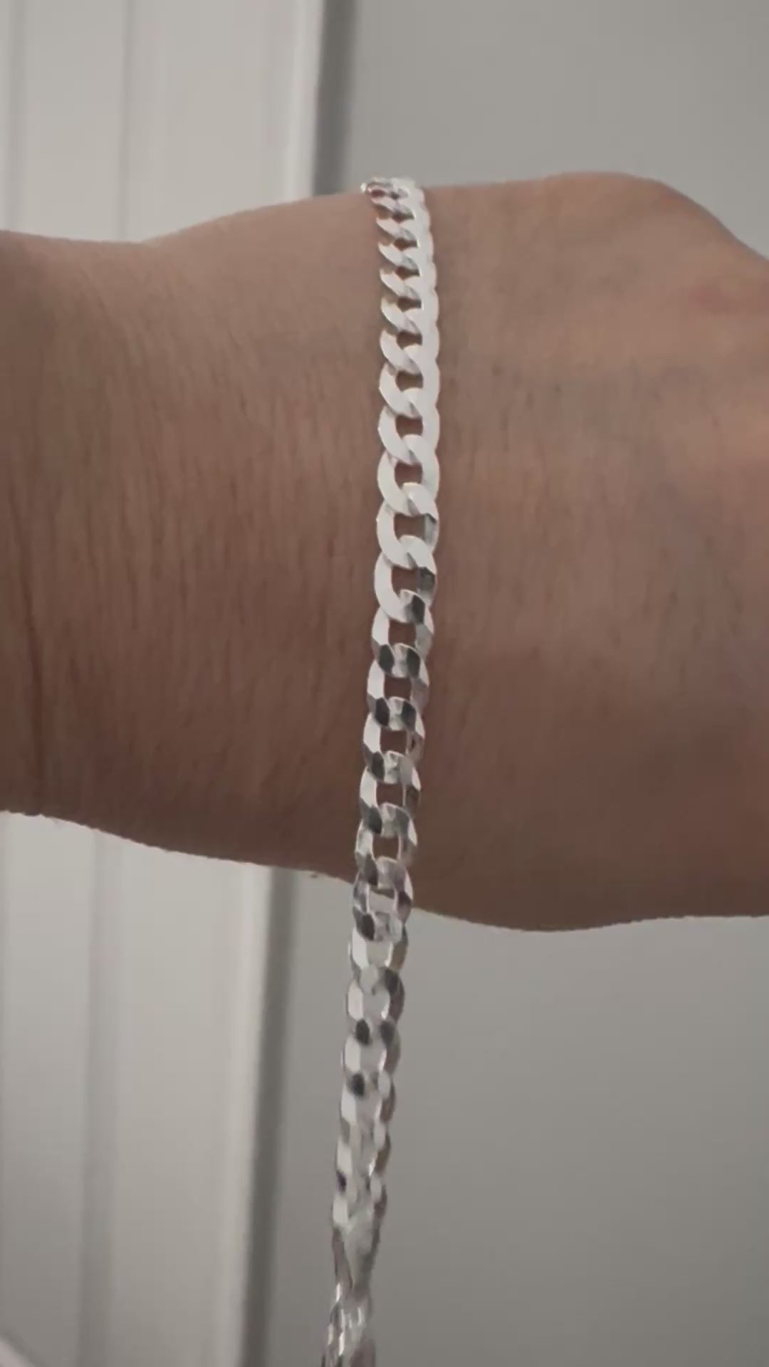 Brazalete plata hombre