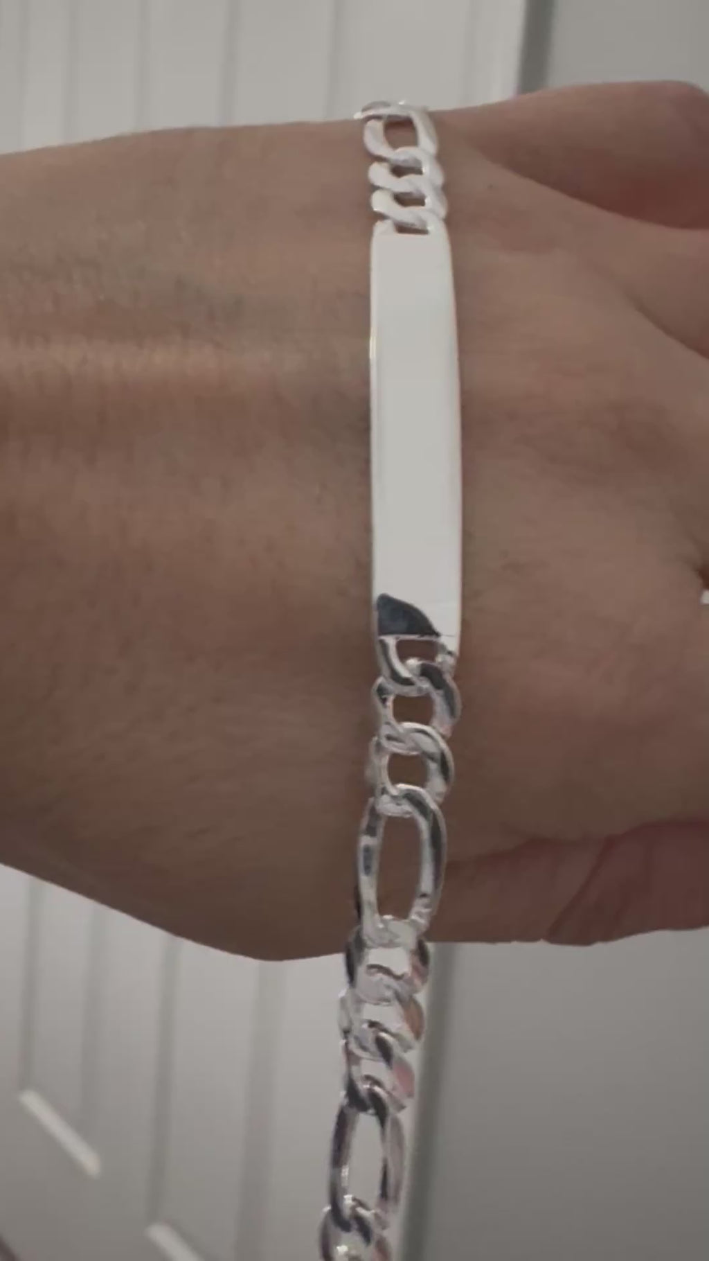 Brazalete plata hombre